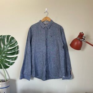 Penguin Men’s Linen Button Down Shirt